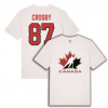Kanada - Sidney Crosby Hokejové Tričko-biele M