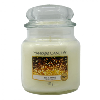 Yankee Candle All Is Bright Medium Jar 411 g