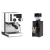 Rancilio Silvia BC PID, white + Eureka Mignon Zero, BL black