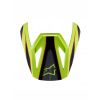 Kryt na juniorskú prilbu Alpinestars SM3 Fray red/yellow