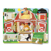 Melissa & Doug Drevené puzzle s dvierkami