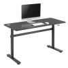 Ergo Office manuálne výškovo nastaviteľný stôl, max. 40 kg, max. výška 117 cm, s možnosťou sedenia/stoja, ER-401 B