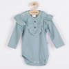 Dojčenské body New Baby Stripes ľadovo modré