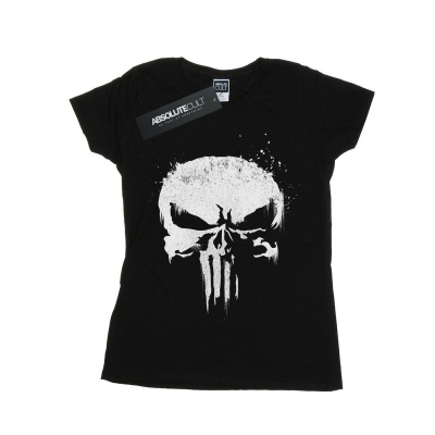 Marvel - Dámske tričko "The Punisher TV Skull Logo" BI37847 (XL) (Čierna)