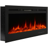 EL Fuego Elektrický krb Luzern čierny, 900/1800 W, 127 x 55 x 14 cm