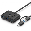 Ugreen 40850 hub USB 3.2 Gen 2 (3.1 Gen 2) Type-A 5000 Mbit/s Čierna (UG40850)