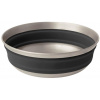 Sea to Summit Detour stainless steel collapsible bowl, čierna, veľkosť: M 9327868160495