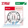 Lucas TRW Brzdové obloženie (brzdové pakny) TRW Lucas MCS957 - Yamaha XV400 Virago + XVS400 Drag Star + XV535DX Virago + XV535 Virago + XJ650 + XJ650 Turbo + XVS650 Drag Star + XVS650 Drag Star classi