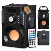 PRENOSNÝ BEZDRÔTOVÝ REPRODUKTOR BLUETOOTH AUX USB RÁDIO FM BOOMBOX + DIAĽKOVÉ OVLÁDANIE