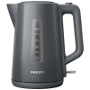 Philips Home Series 3000 Daily rýchlovarná kanvica, bezšnúrová/vý, ochrana proti prehriatiu, tmavosivá, HD9318/10; HD9318/10