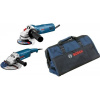 BOSCH GWS 22-230 JH Uhlová brúska + GWS 750-125 Uhlová brúska + taška 0.615.990.K4M