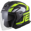 přilba Jet Tech 2.0 RoTo, CASSIDA (černá matná/žlutá fluo/bílá, vel. L)