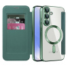 Techsuit - SmartMag Book puzdro na Samsung Galaxy S25 Plus - zelené KF2352061