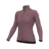 ALÉ Cyklistický dres s dlhým rukávom zimný - WARM RACE R-EV1 - bordová L