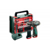 Metabo Akumulátorový príklepový vŕtací skrutkovač PowerMaxx SB Basic SET 600385710