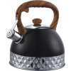 Čajník, kanvica na čaj - 2,5l kanvica s plynovým štýlovou píšťalou + indukcia (Čajník, kanvica na čaj - 2,5l kanvica s plynovým štýlovou píšťalou + indukcia)