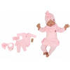 Detský komplet - Baby Set Zyzio a Zuzia 68 Pink 5 PCS. (5CZ Body+Leggings+Band+Cap+Scarf68)