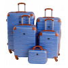 Cestovný kufor BERTOO Firenze - modrý SET 5v1