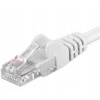 PremiumCord sputp002W Patch, UTP, RJ45-RJ45, CAT5E, 0.25m, bílý
