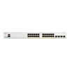 Cisco Catalyst 1300-24P-4G - Přepínač - L3 - řízený - 24 x 10/100/1000 (PoE+) + 4 x 10 Gigabit SFP+ - Lze montovat do ro (C1300-24P-4G)