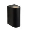 LUCIDE BOOGY Wall Light 2xGU10 IP44 H15cm Black 27863/02/30