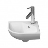 DURAVIT ME by Starck 43,5 x 38 cm rohové umývadlo biele s úpravou WonderGliss 07224300001