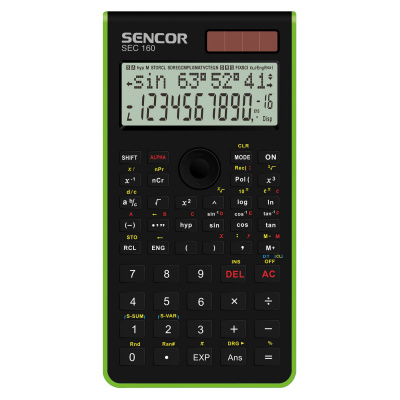 Sencor SEC 160 GN Školská kalkulačka