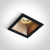 Bodové svetlá, bodovky - Square Luminaire Adamas Čierna mosadz (Square Luminaire Adamas Čierna mosadz)