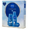 NIVEA darčeková kazeta Classic love (Nivea Creme Care sprchový gél 250 ml + telové mlieko Creme Care 400 ml + krém Creme 40 ml + Labello 4,8g)