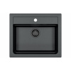 Alveus Atrox granitový drez 59x50 cm čierna 1148162