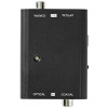 NEDIS digitálny audio prevodník/ 2cestný/ zásuvka RCA + zásuvka Toslink / zásuvka RCA + zásuvka Toslink / čierny