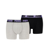 Puma Basic Boxer 2P Sn99 Grey/Purple Small