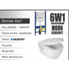 WC MISA - GEBERIT FRAME WC MISKA DEANTE gombík mat (WC MISA - GEBERIT FRAME WC MISKA DEANTE gombík mat)