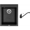 Set Sinks CUBE 410 Granblack + batéria Sinks Pronto Grandblack
