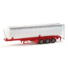 Herpa Náves silo trailer Feldbinder 60m3 3-axle 1/87