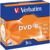 VERBATIM DVD-R AZO 4.7GB 16x 5er JewelCase (Hračka)