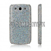 Zadný kryt Samsung Galaxy S III – Glittery – strieborná