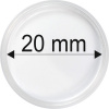 Plastové kapsule na mince o priemere 20 mm - 10 ks
