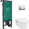 Hansgrohe set Elupura set IFrame nádržka+wc+sedátko+tlačidlo