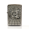 ZIPPO street chrom Plakette Trick 