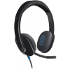 Logitech Headset Stereo H540/ drôtové slúchadlá + mikrofón/ USB/ čierna