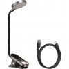 Baseus LED světlo na čtení s klipem 3W teplá bílá (4000K) DGRAD-0G