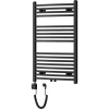 Mexen Ares, elektrické vykurovacie teleso 900 x 600 mm, 400 W, čierna, W102-0900-600-6400-70