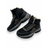 Pánske zimné topánky čiernej farby 08 čierná 42