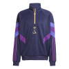 adidas Galaxy Originals Half-Zip Crew Sweatshirt Mens Noble Ink S