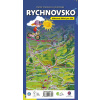 Ručně malovaná cyklomapa Rychnovsko