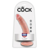 King Cock 7 dildo (18 cm) - naturálny