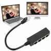 ADAPTÉR ROZDEĽOVAČ ROZBOČOVAČ SPLITTER SIEŤOVÝ LAN 4x RJ45
