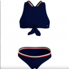 Detské plavky - Dva kus Tommy Hilfiger outfit. 14 Navy modrá (Tommy Hilfiger Swimsuit Child 14/16 Zei)