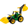 LENA: Plastový traktor s rýpadlom a nakladačom - 107 cm
